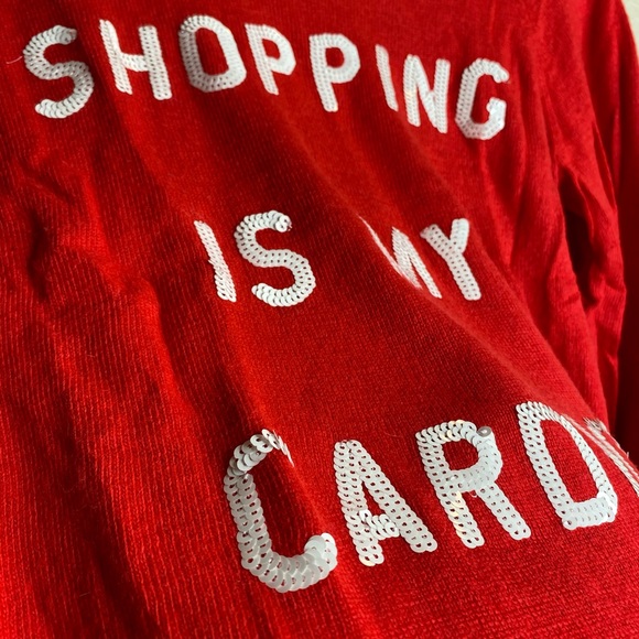 Wildfox “Shopping Is My Cardio” Sweater - Picture 4 of 6